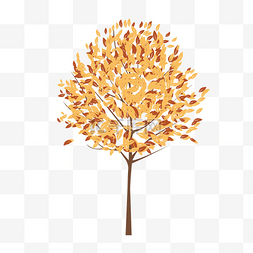 白色和棕色的叶子和树设计