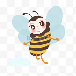 天上飞的可爱小蜜蜂