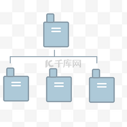 商务图片_灰色组织架构