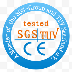 ce图片_橙色圆形图标SGS认证CE认证免扣