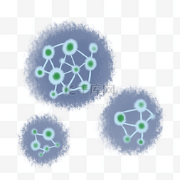 注重外表图片_卡通蓝色球状细菌