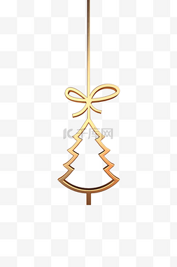 圣诞节精致金属圣诞树装饰