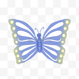 蓝色翅膀蝴蝶图片_蓝色的蝴蝶