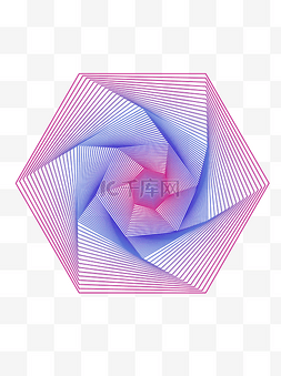 红蓝科技背景图片_矢量流体多彩渐变几何科技线条装