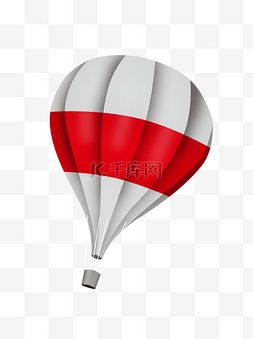 红白氢气球元素