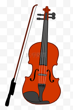  棕色小提琴 