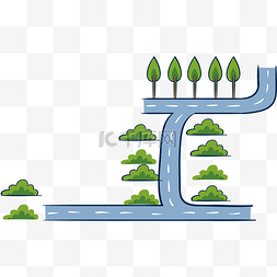 空气清新电商图片_道路绿化设计png