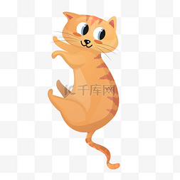 卡通手绘插画猫图片_矢量手绘卡通猫咪