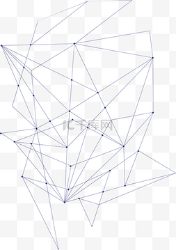 科技抽象线条点图片_蓝紫色创意点线底纹元素下载