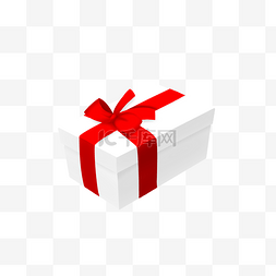 丝带免费下载图片_红色丝带礼品盒手绘图案免扣免费