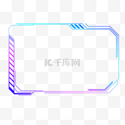 高清图片_科技元素边框高清图