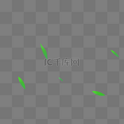 飞舞绿叶图片_春天被风吹拂的树叶免抠图