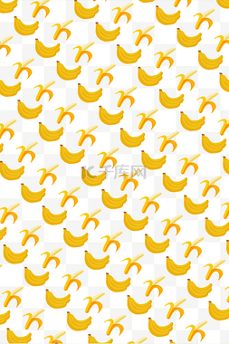 欧式底纹图片_黄色的香蕉底纹插画