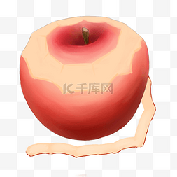 削皮好的水果图片_削皮苹果水果