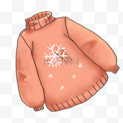 冬季保暖保暖图片_卡通手绘冬季保暖毛衣