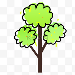 绿色的大树免抠图