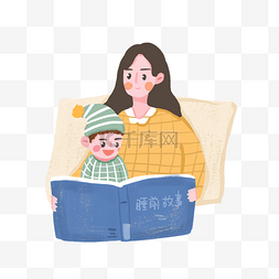 儿童讲故事招生图片_母婴给小孩讲故事的妈妈