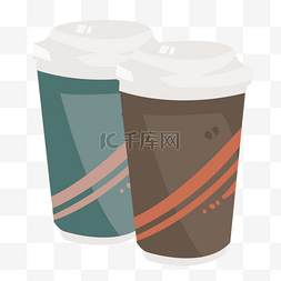 咖啡造型图片_卡通咖啡杯子元素