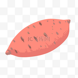 水果绘水果图片_红薯矢量插画PNG