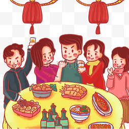 公司年终聚会图片_年夜饭年会尾牙吃饭