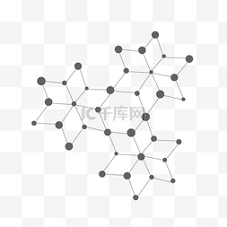 名片图片_点线科技线条元素