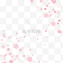 樱花素材图片_粉红美丽花瓣花纹