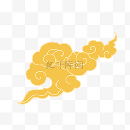 中式云朵云纹纹样