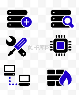 psd格式素材图片_黑色蓝色手机图标素材