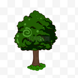 绿树图片_卡通树矢量图下载