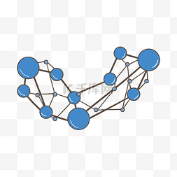 科学生命基因链插画