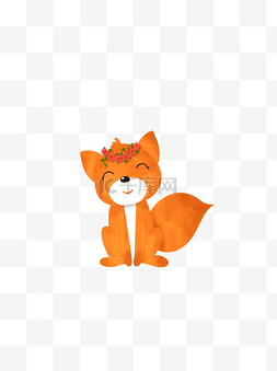 卡通可爱小狐狸动物设计