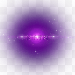 紫色星点炫光线性光特效