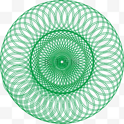 绿色渐变炫彩图片_唯美绿色线条几何图案元素