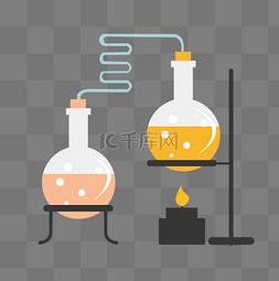 化学反应图片_正在做化学实验插图