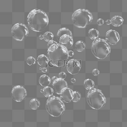 泡泡气泡漂浮元素