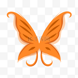 橘色天使翅膀
