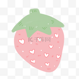 水果草莓桃心