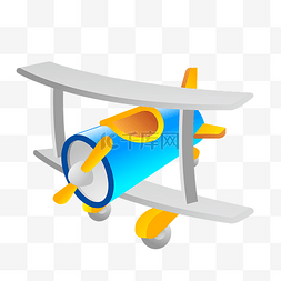 儿童节卡通玩具飞机设计