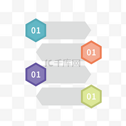 数字序列图片_手绘ppt数字序列目录页