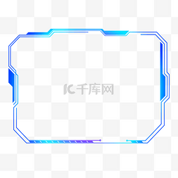 高清图标图片_科技元素边框高清图