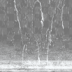 透明雨滴图片_暴风雨雨水雨滴元素