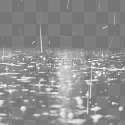 雨滴雨点清新元素