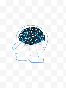 科技大脑大脑图片_科技人工智能大脑元素