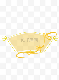psd分层图片_中国风传统金色手绘边框