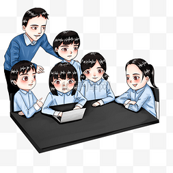 向雷锋同学习图片_学生学习老师教室同学书桌作业讨