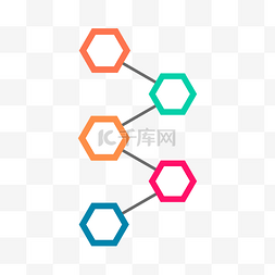 演讲图片_扁平化PPT流程图元素