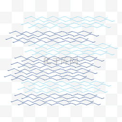 浪花矢量手绘图片_蓝色手绘通用波浪线底纹