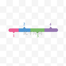 ppt数字分类图片_线条彩色数字