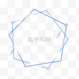 边框文化图片_企业文化科技线条几何边框