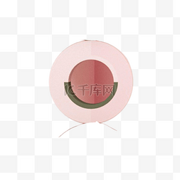 粉色圆形节日装饰图案